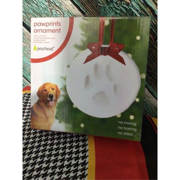 Paw Prints Ornament Kit Keepsake Pet Paw Print NO MIXING, BAKING, Or Mess!! NIB - Picture 6 of 10